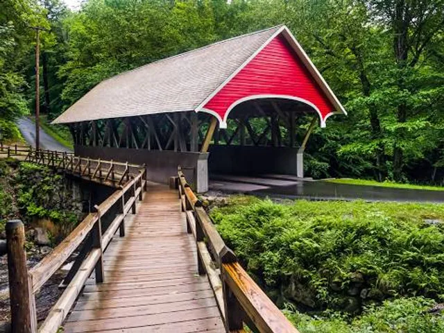 Historic Flume Covered Bridge