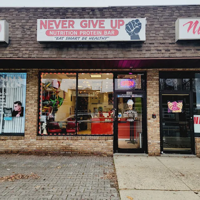 NEVER GIVE UP PROTEIN SHAKES