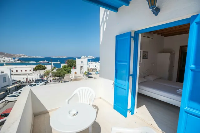 Stelios view mykonos town