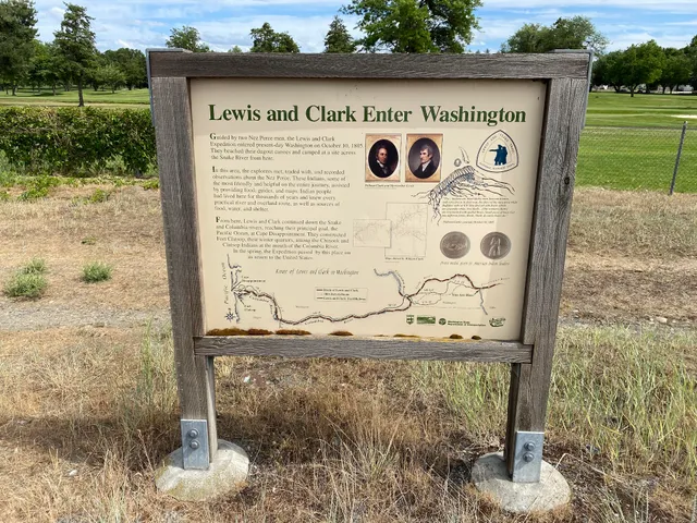 WA State Historical Marker #36 - Lewis & Clark Enter Washington