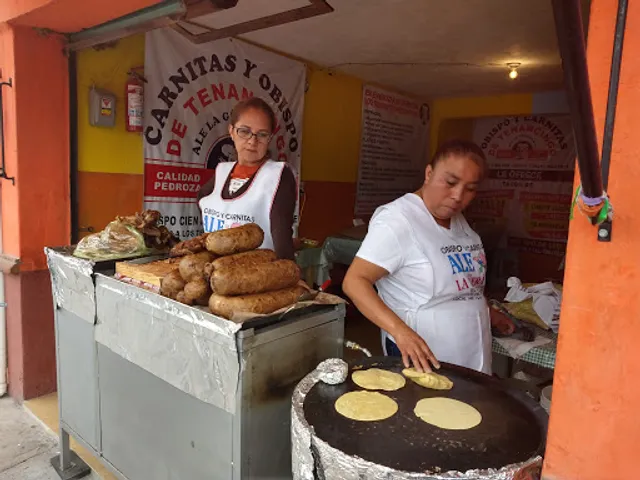 Obispo y Carnitas de Tenancingo, de Ale la guera