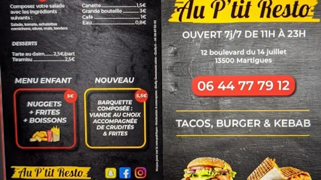 Snack Au p'tit resto