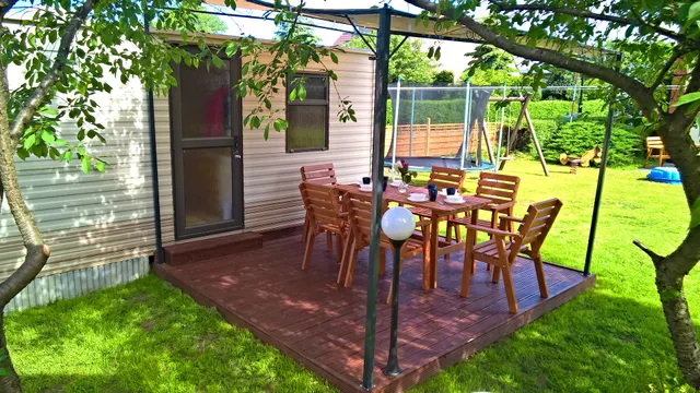 Holiday houses under the apple tree