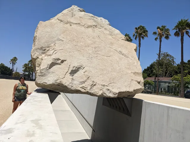Public Art "Levitated Mass"