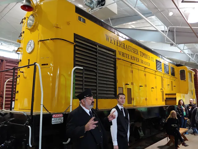 Northwest Railway Museum, Train Shed Exhibit Hall