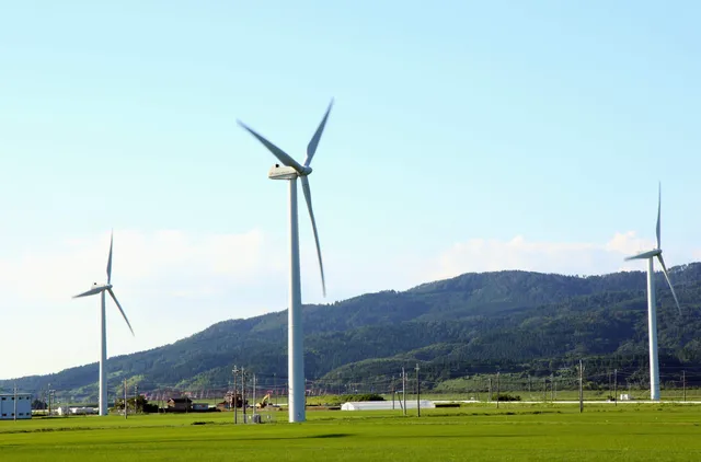 Shonai town windmill village park