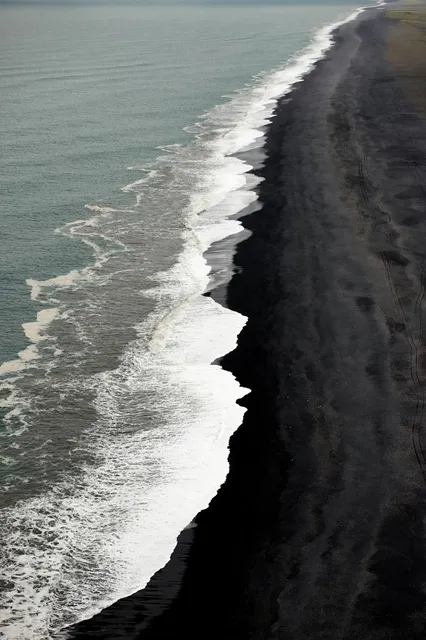Víkurfjara black sand beach