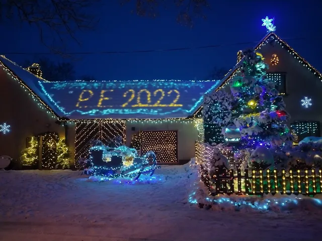The most illuminated house