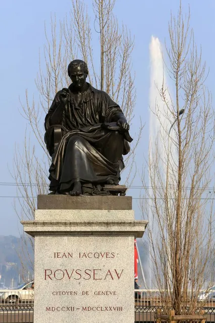 Statue Jean-Jacques Rousseau