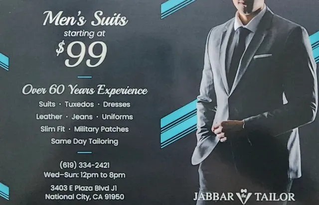 Jabbar Suits and Tailoring - Same Day Mens/Womens Tailoring and Alterations - Mens Suits & Tuxedos