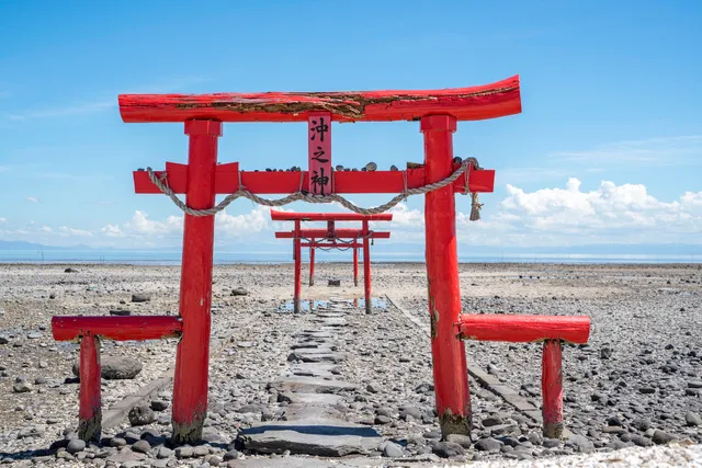 Floating Torii Gate of Oouo Shrine