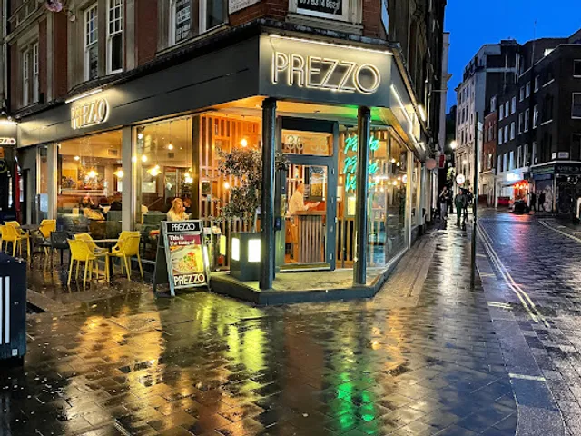 Prezzo Italian Restaurant London Glasshouse St Soho
