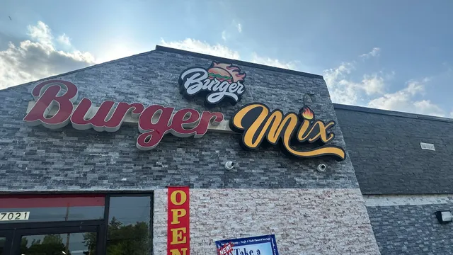 Burger Mix and pizza