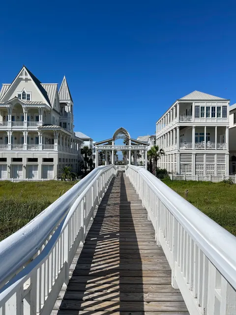 Beach Town White Bridge