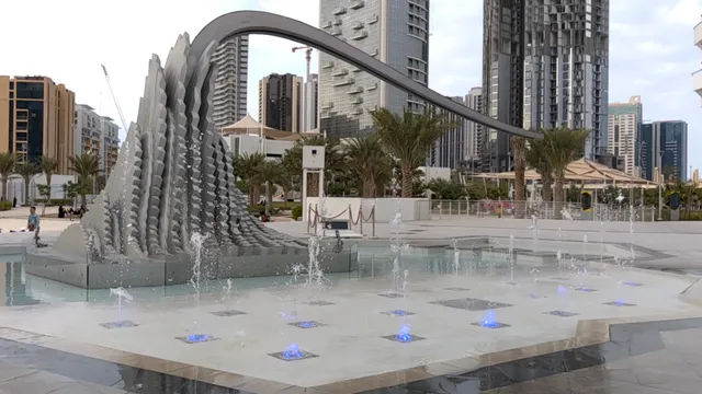 Dancing fountain in Reem Central Park