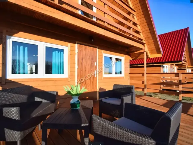 Domki drewniane przy plaży Biała Perła Domki do wynajęcia