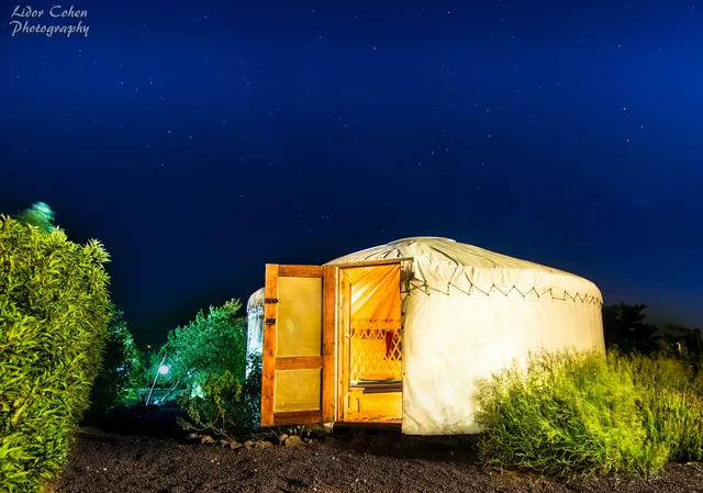 Camping spot fellowship between people, nature and tranquility