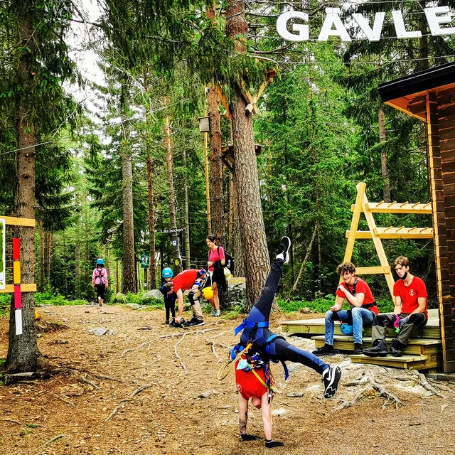 Högt & Lågt Gävle - Klätterpark/Höghöjdsbana
