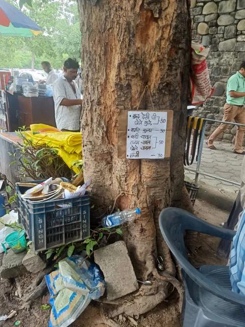 Kadi Rajma Chhole chawal Chhole kulche stall