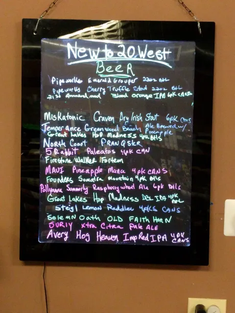 20 West Wine & Spirits