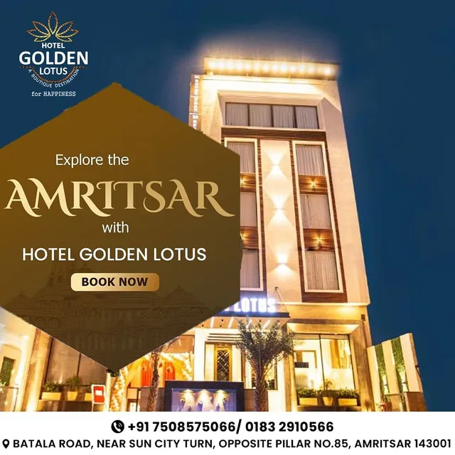 HOTEL GOLDEN LOTUS- Hotel, Bar, banquet & Swimming pool in Batala Road, Amritsar