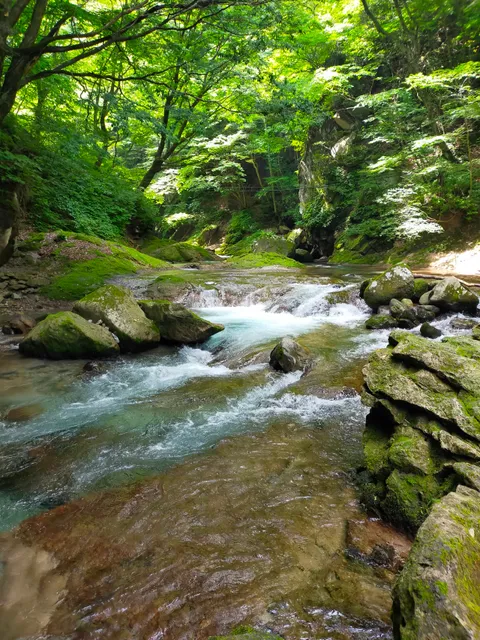 木の俣渓谷と木の俣園地