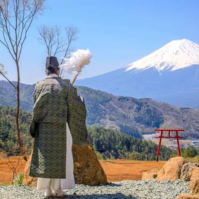 Mount Fuji Distant Worship Site (Tenku no Torii) Torii View