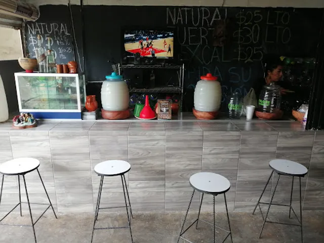 Pulque las Huertas mercado Emiliano Zapata