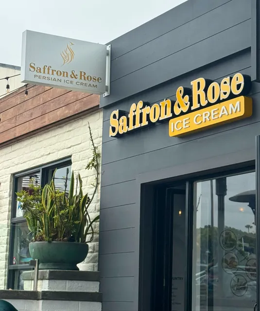 Saffron and Rose Persian Ice Cream Del Mar