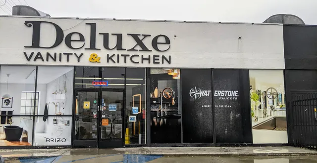 Deluxe Vanity and Kitchen