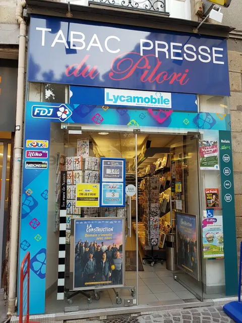 Tabac Presse Du Pilori Nickel Timbre Fiscaux Fdj“Ouvert 7/7j”