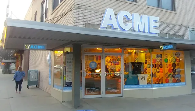 ACME hot & fresh t-shirts made to order