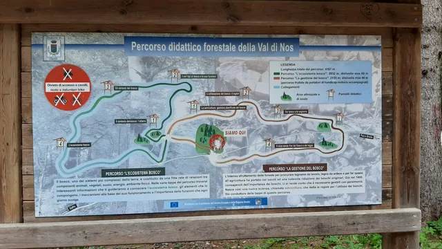 Percorso didattico forestale della val di Nos