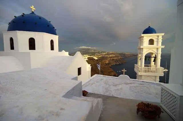 Oia Blue Dome Viewpoint