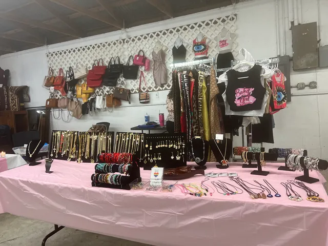 Firemens flea market parking lot