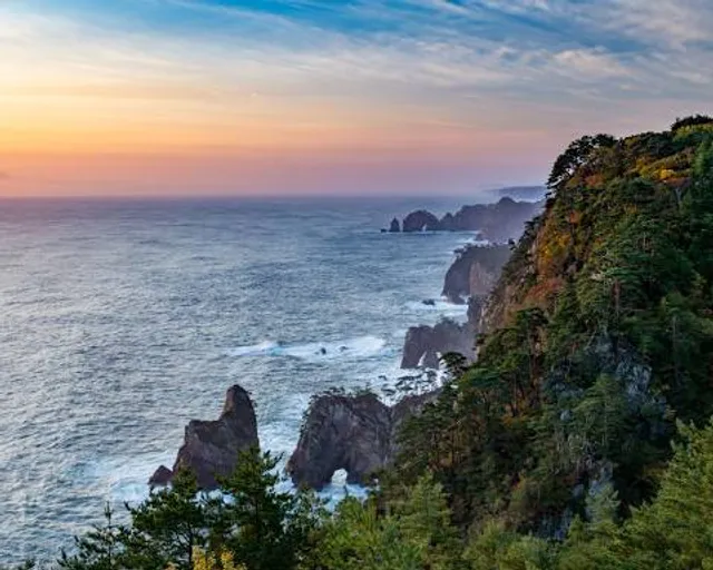 Cape Kitayamazaki the first observation deck.