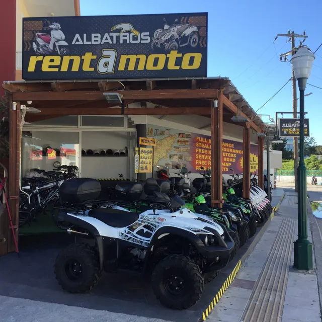 Albatros Rent a Scooter Motorbike Quad Bicycle Rhodes