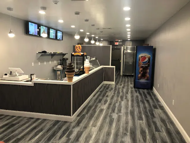 Blue cherry ice cream & bakery