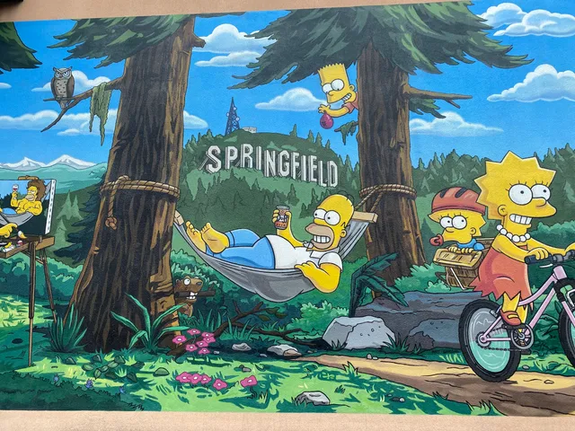 The Official Simpsons Mural, Springfield Oregon