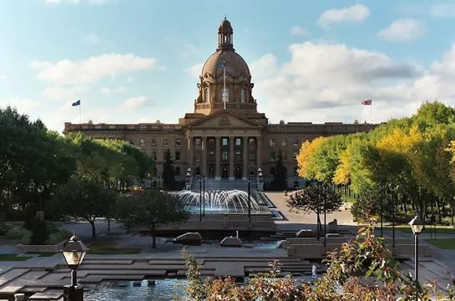 Legislature Grounds Centennial Flame