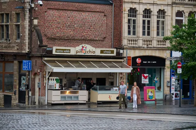 Pinocchio Waffles and Ice Cream