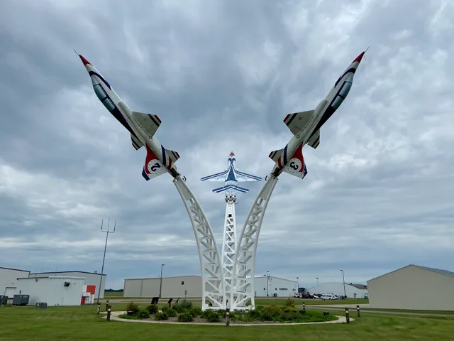 Three T-38 Jets Sculpture