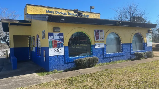 Moe’s discount tobacco and package