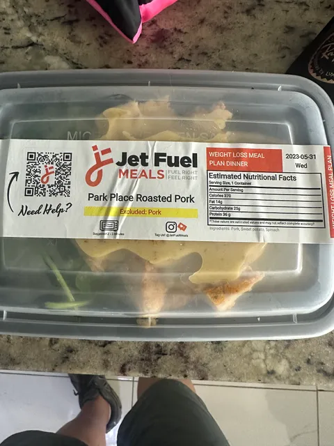 Jet Fuel Meals