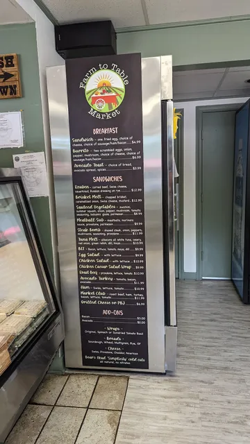 Farm to Table Market, local products and more