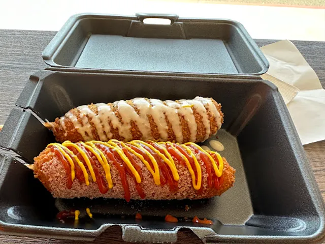 Two Hands Corn Dog on Broadway