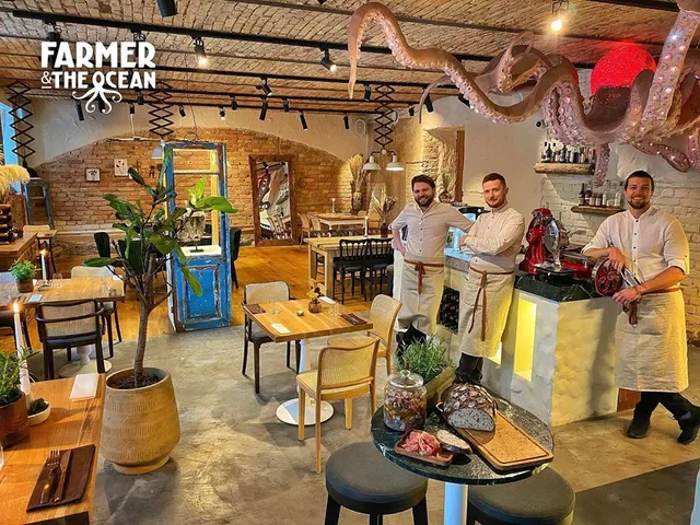 Farmer and the ocean