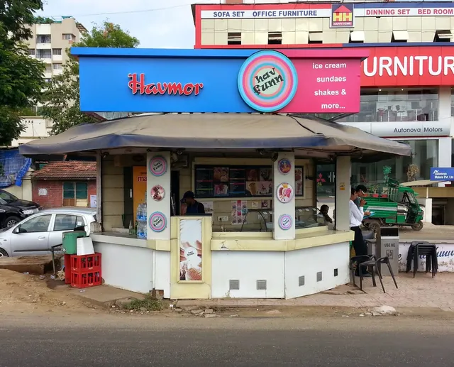 Havmor Havfunn Ice cream Parlor, Opp. Rangoli Party Plot, Auda Garden