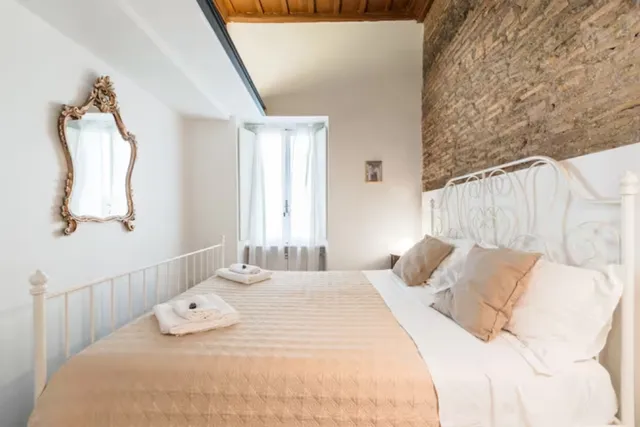 The Ancient Wall in Borgo Pio