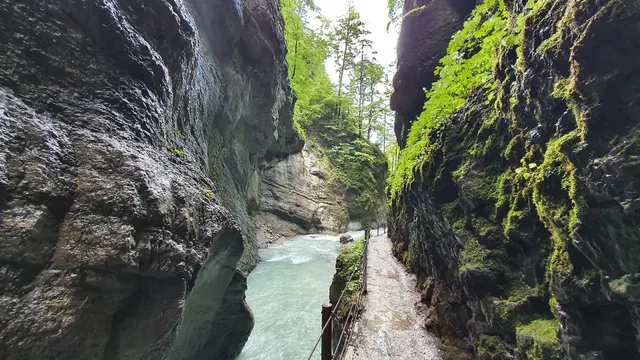 Partnachklamm Eingang 1912